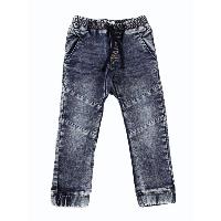 Boys Knit Denim Cuff Pants