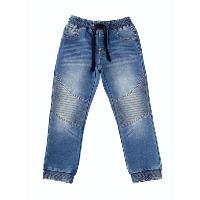 Boys Knit Denim Biker Pants