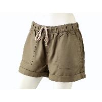 Ladys Woven Positano Drawstring Shorts