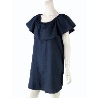 Ladys Off The Shoulder Frill Dress